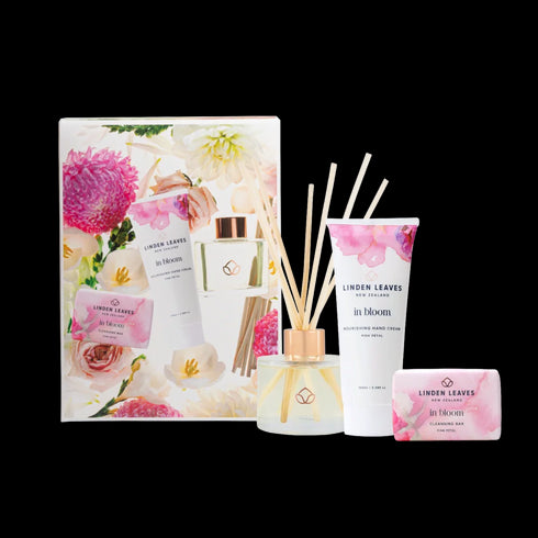 Pink Petal Hand & Home Gift Set 3pc-Linden Leaves-Matakana Pharmacy